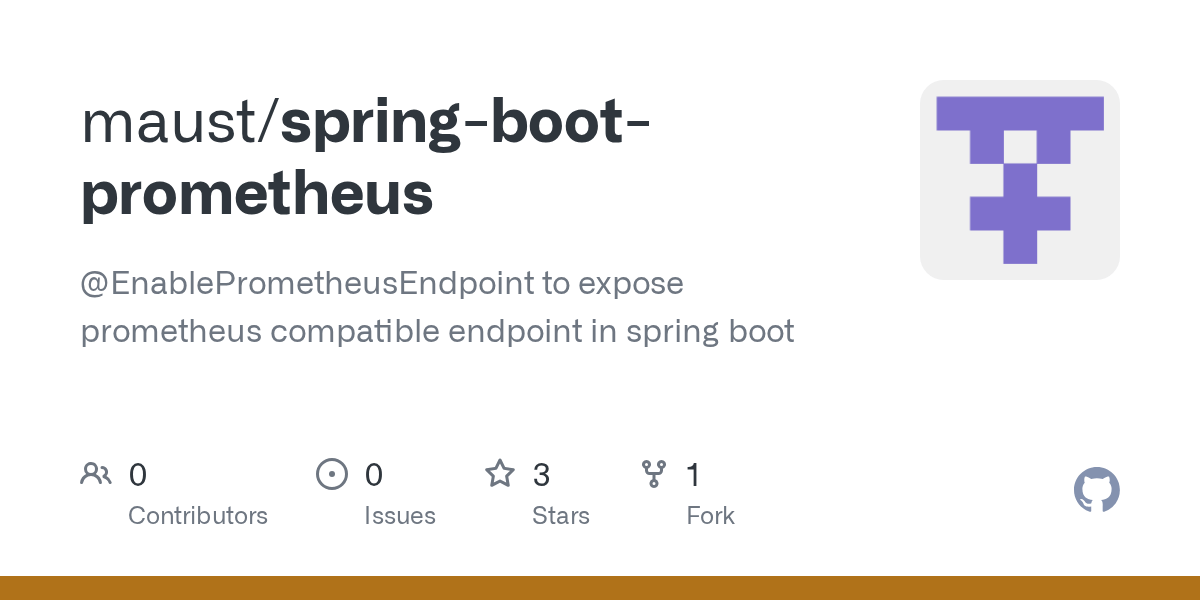 GitHub maust/springbootprometheus EnablePrometheusEndpoint to