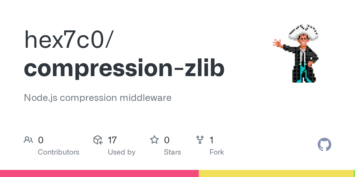 GitHub Node.js compression middleware