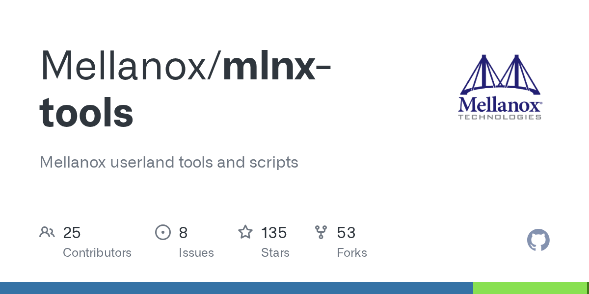 mlnx-tools/README.md at mlnx_ofed · Mellanox/mlnx-tools · GitHub