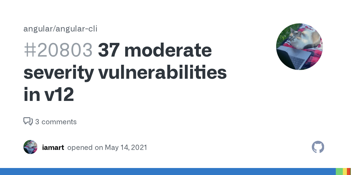 37 moderate severity vulnerabilities in v12 · Issue 20803 · angular