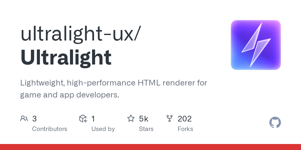 GitHub ultralightux/Ultralight Nextgeneration HTML renderer for