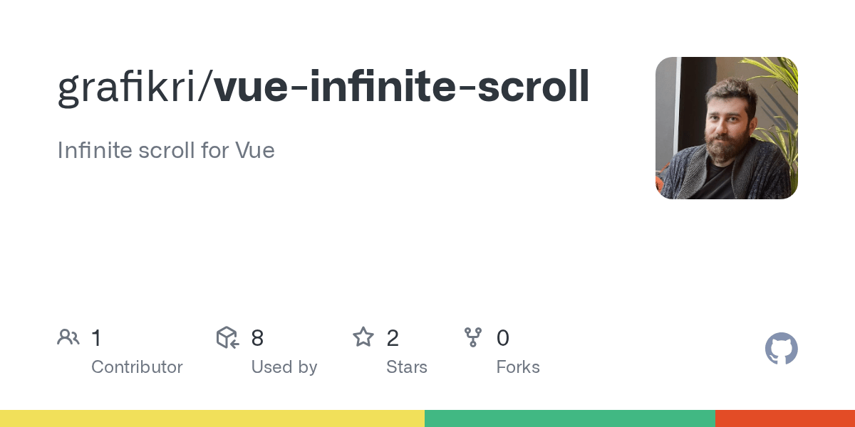 GitHub grafikri/vueinfinitescroll Infinite scroll for Vue