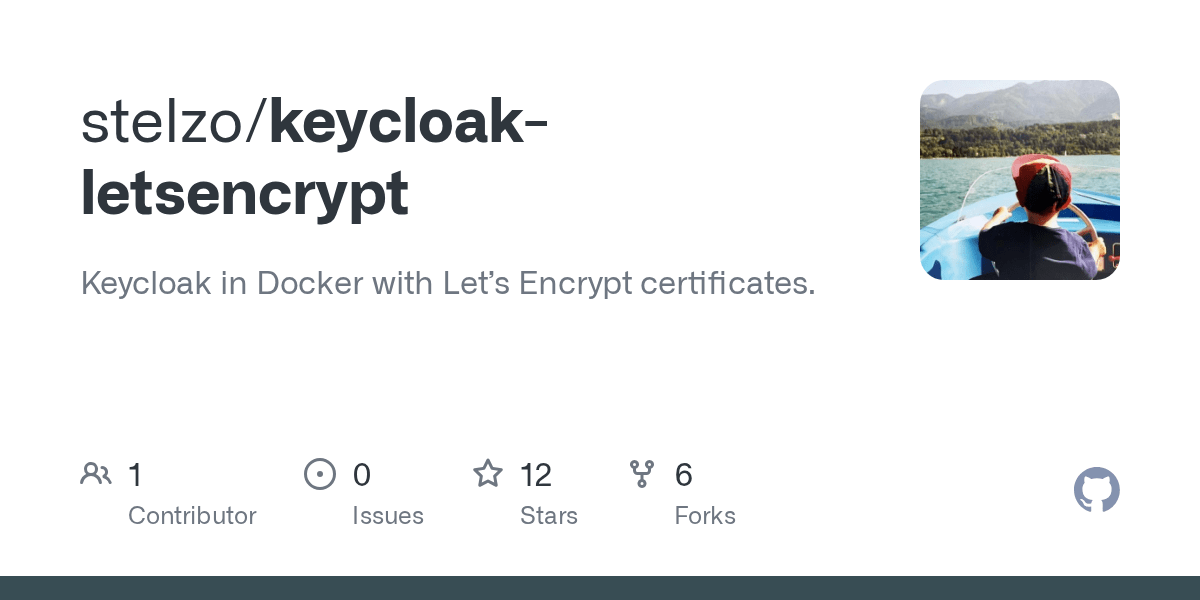 GitHub stelzo/keycloakletsencrypt Keycloak in Docker with Let’s