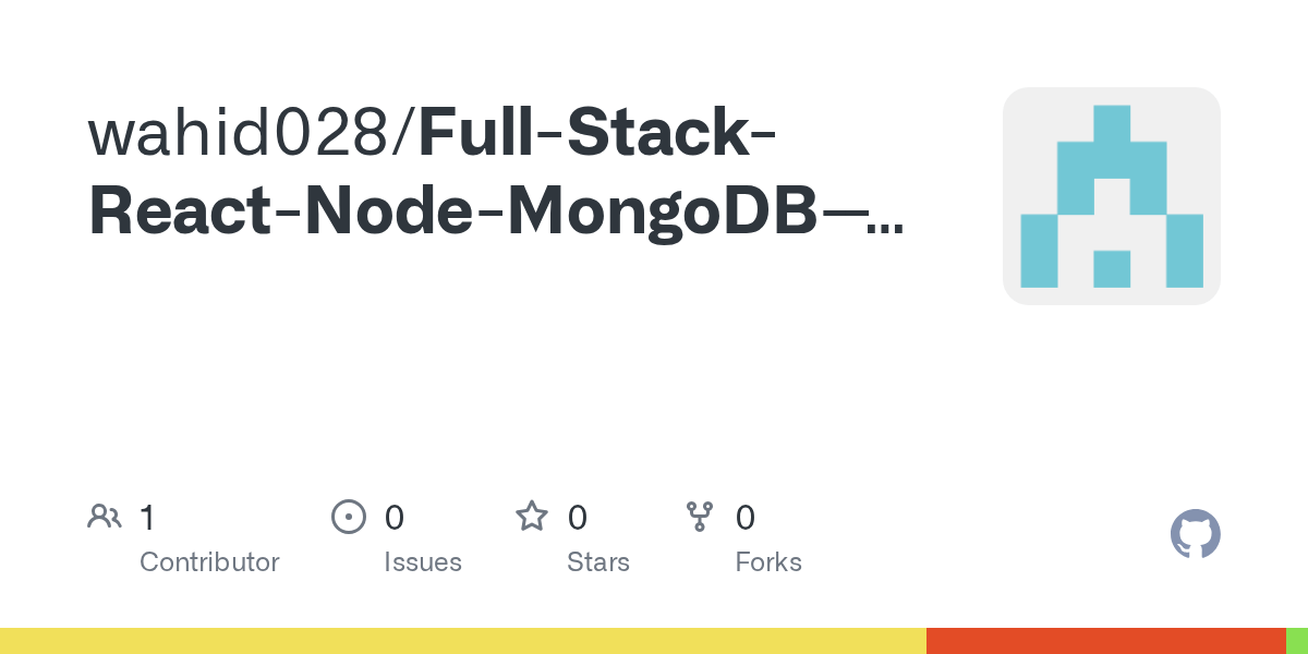 GitHub wahid028/FullStackReactNodeMongoDBBuildA