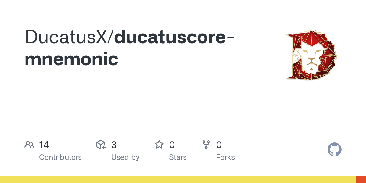 Ducatuscore-Mnemonic/Bitcore-Mnemonic.js~ At Master · Ducatus-Revival/Ducatuscore-Mnemonic · Github 600_x_1200_jpg