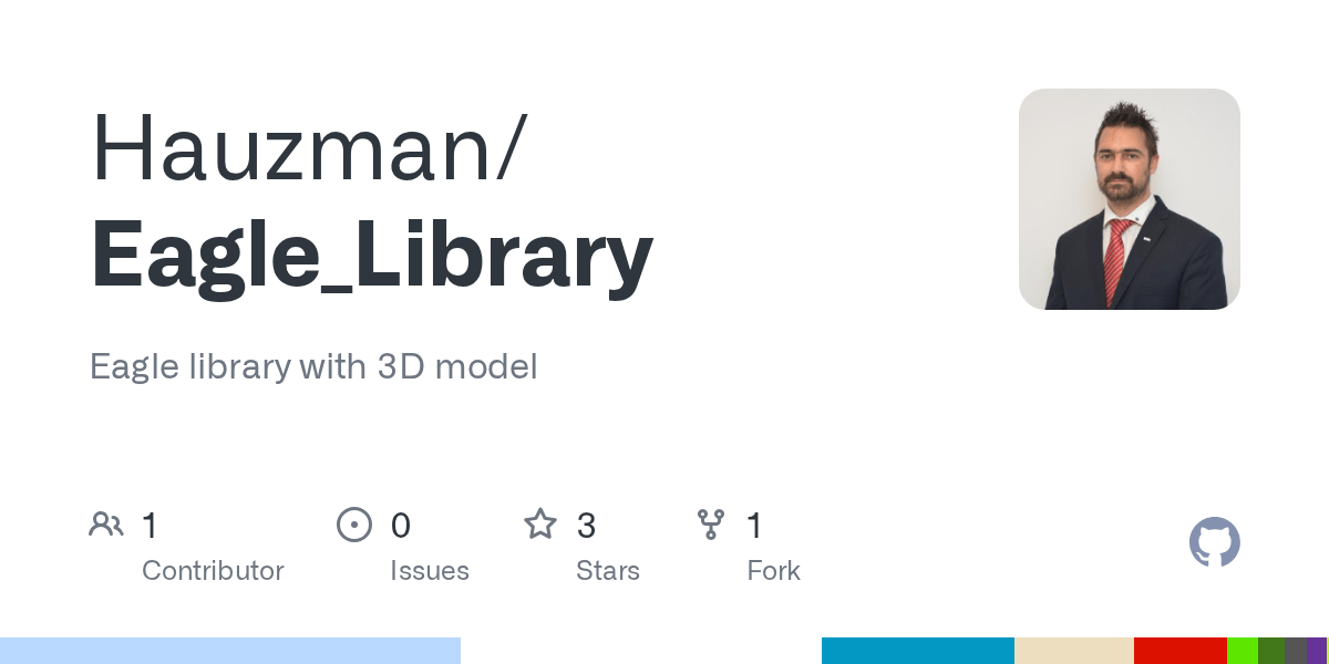 GitHub Hauzman/Eagle_Library Eagle library with 3D model