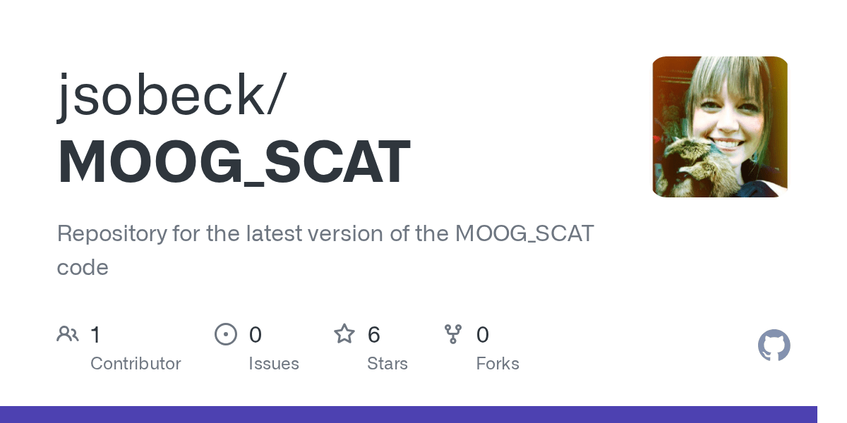 GitHub jsobeck/MOOG_SCAT Repository for the latest version of the