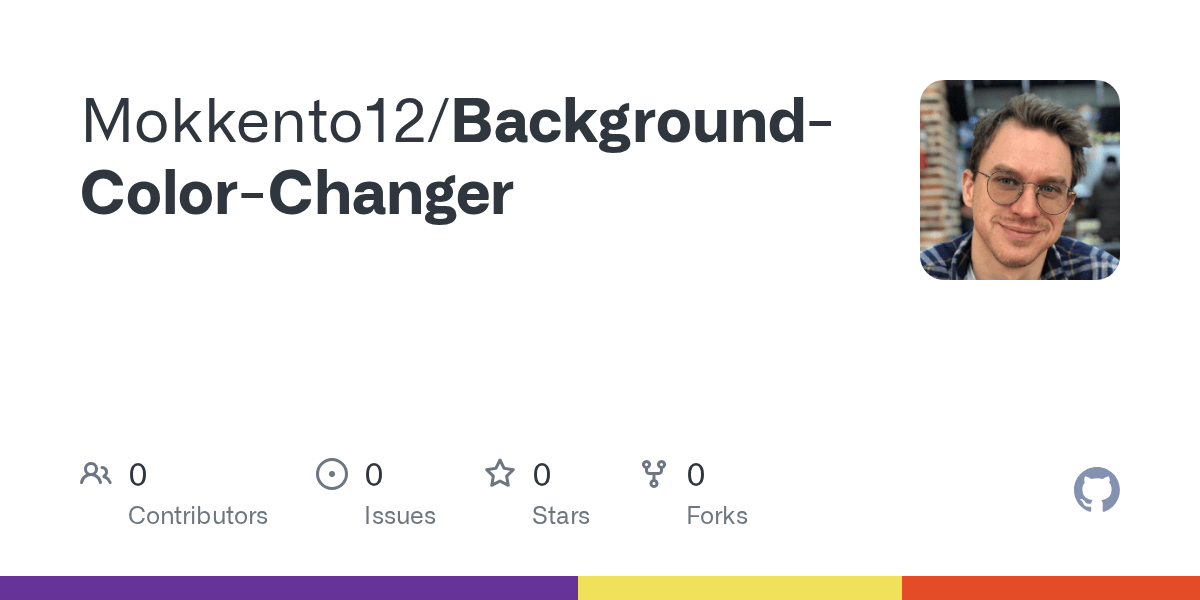 GitHub Mokkento12/BackgroundColorChanger