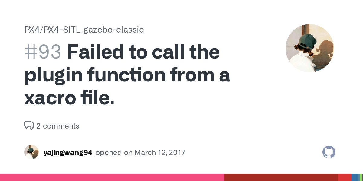 Failed to call the plugin function from a xacro file. · Issue 93 · PX4