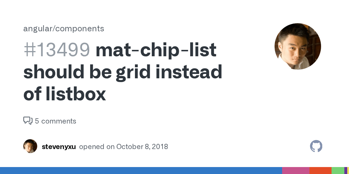 matchiplist should be grid instead of listbox · Issue 13499