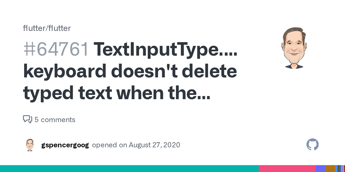 TextInputType.phone keyboard doesn't delete typed text when the