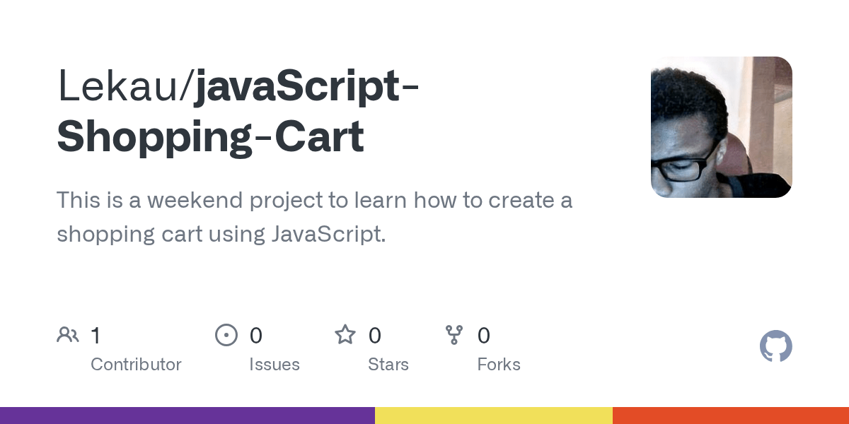 GitHub This is a weekend project to
