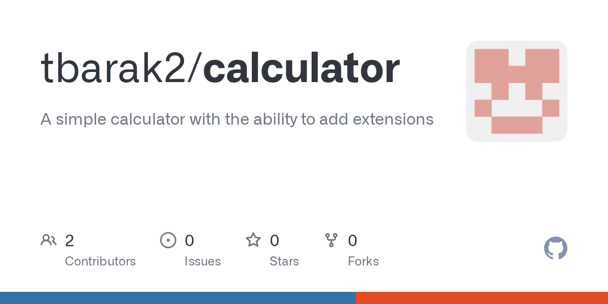 GitHub tbarak2/calculator A simple calculator with the ability to