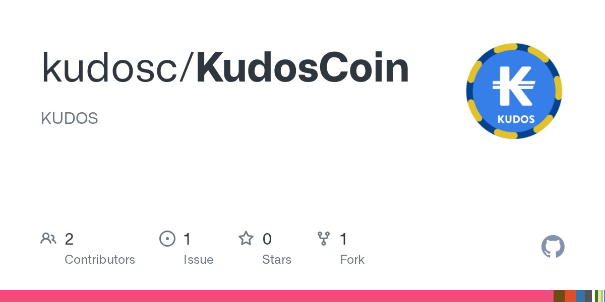 GitHub kudosc/KudosCoin KUDOS