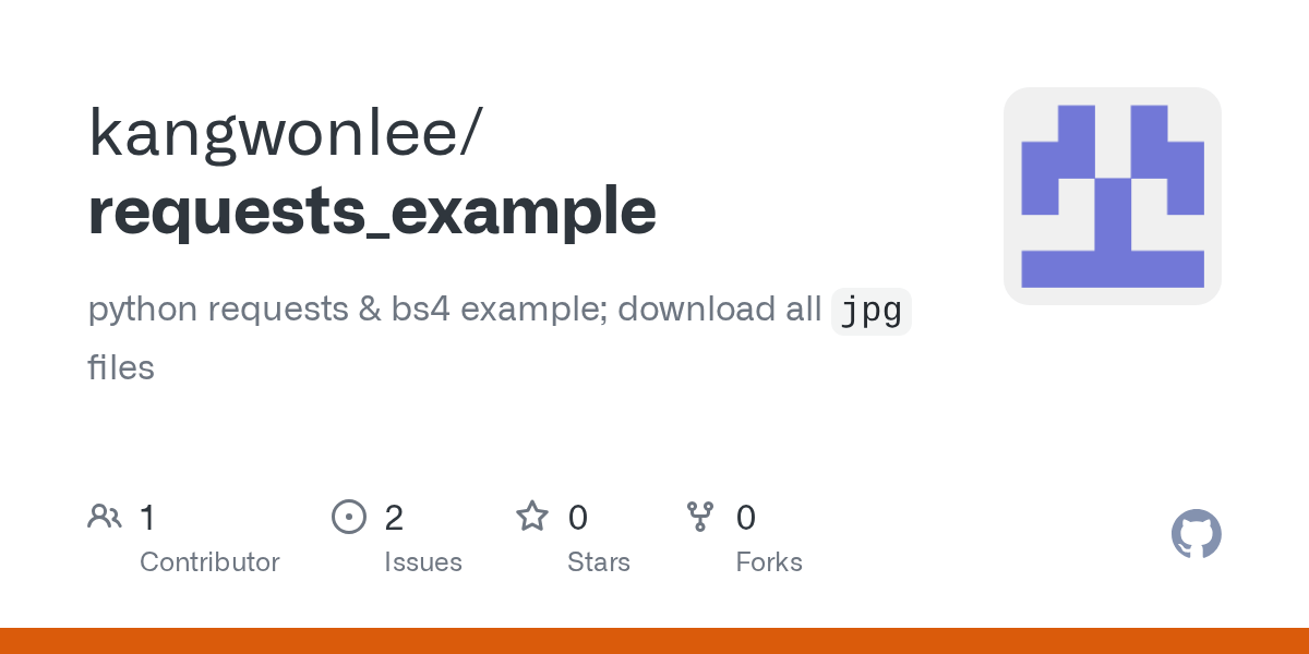 GitHub kangwonlee/requests_example python requests & bs4 example