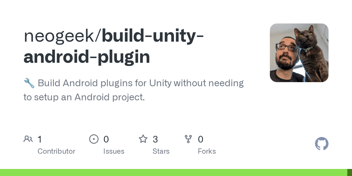 GitHub neogeek/buildunityandroidplugin 🔧 Build