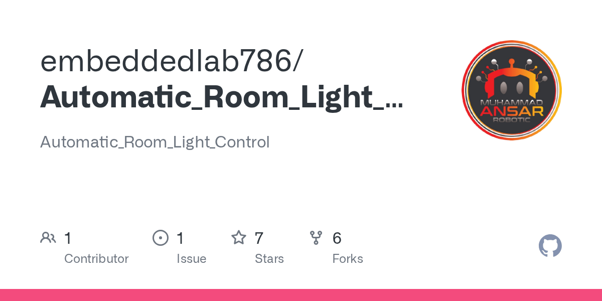 GitHub - embeddedlab786/Automatic_Room_Light_Control: Automatic_Room