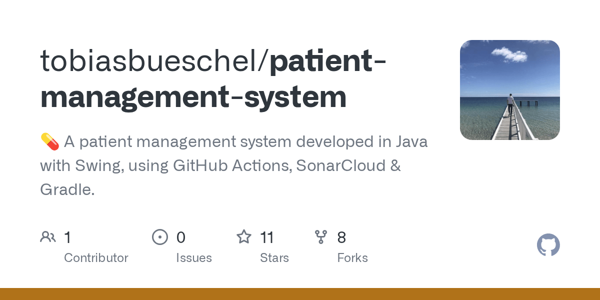 patientmanagementsystem A Java repository from tobiasbueschel
