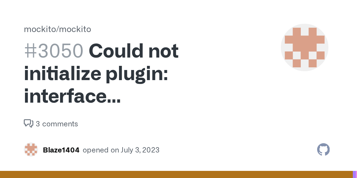 Could not initialize plugin interface org.mockito.plugins.MockMaker