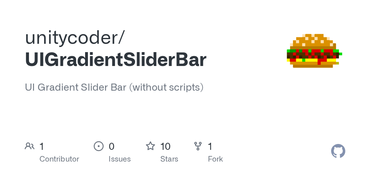 GitHub unitycoder/UIGradientSliderBar UI Gradient Slider Bar (without scripts)