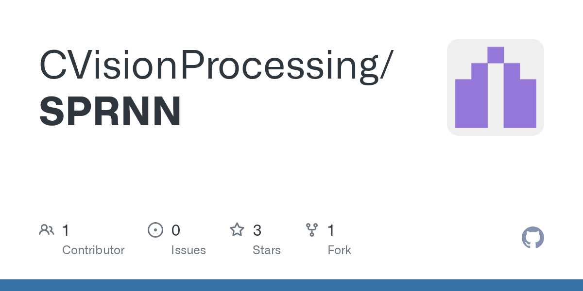 GitHub - CVisionProcessing/SPRNN