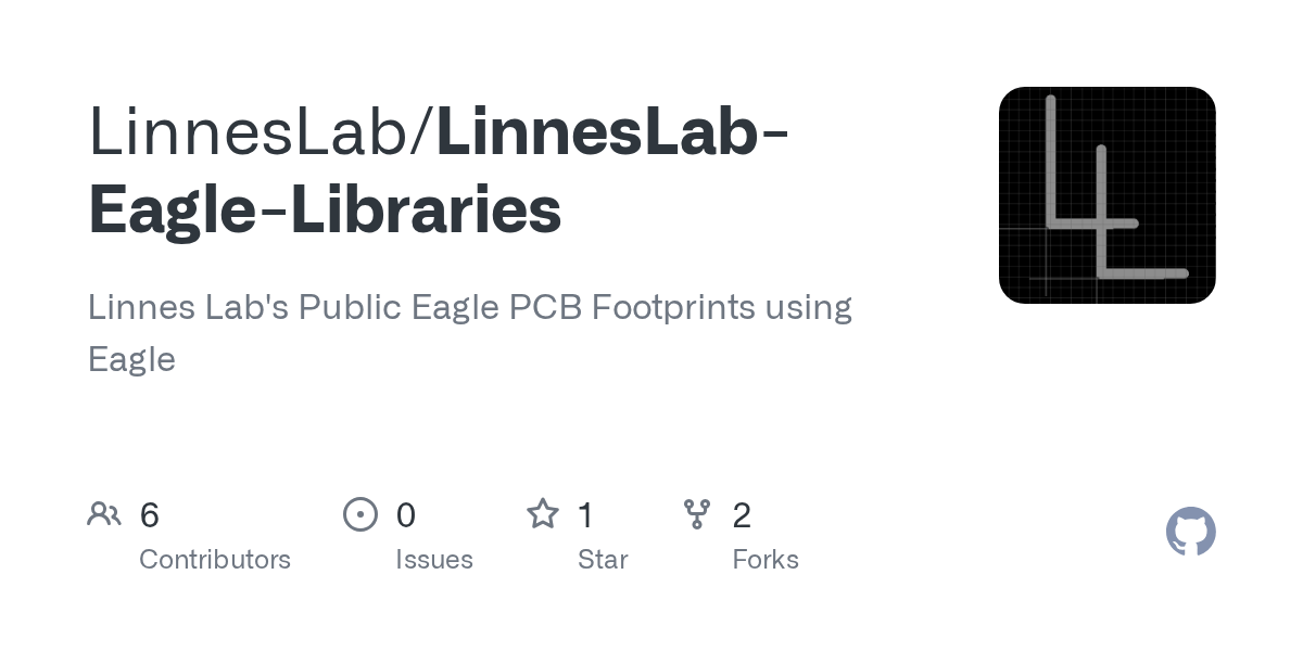 GitHub LinnesLab/LinnesLabEagleLibraries Linnes Lab's Public Eagle