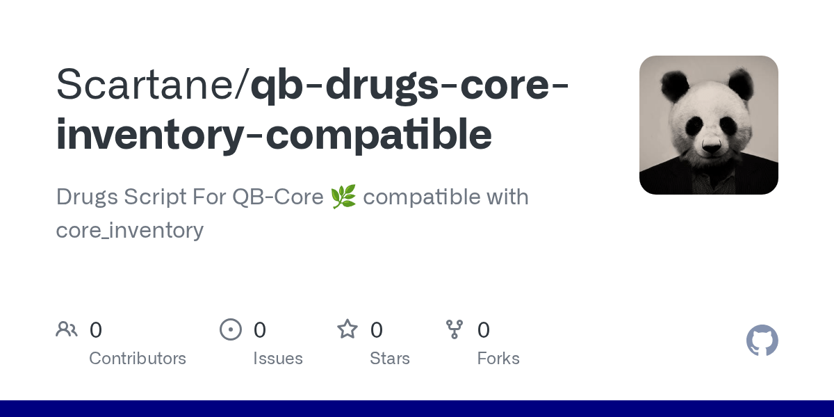 GitHub Drugs Script For