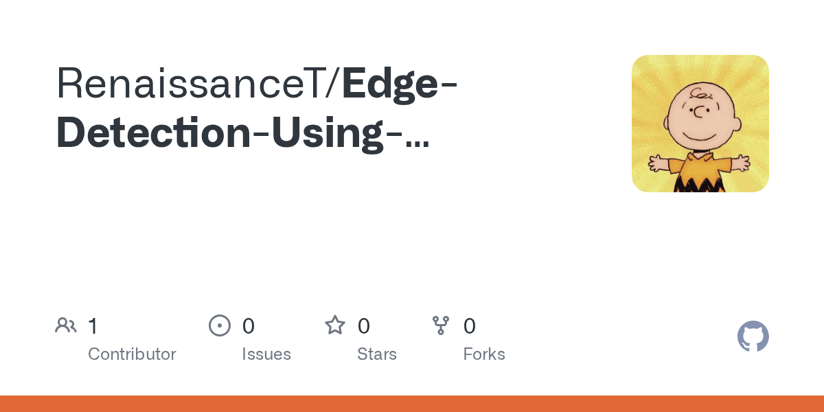 GitHub RenaissanceT/EdgeDetectionUsingFrequencyDomainFiltering