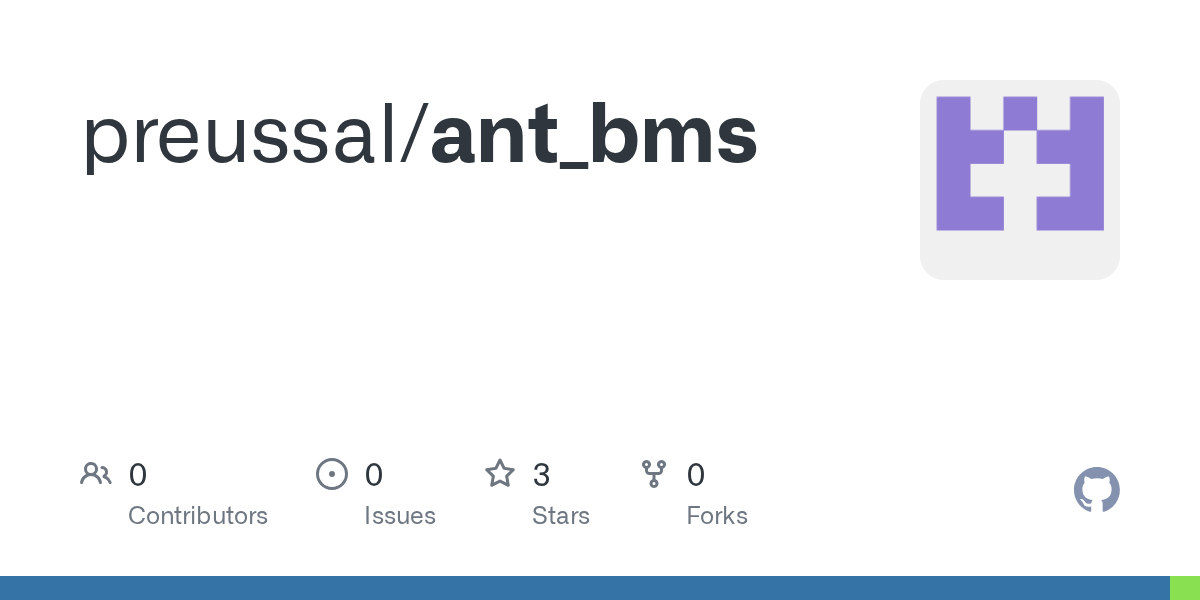 GitHub - preussal/ant_bms