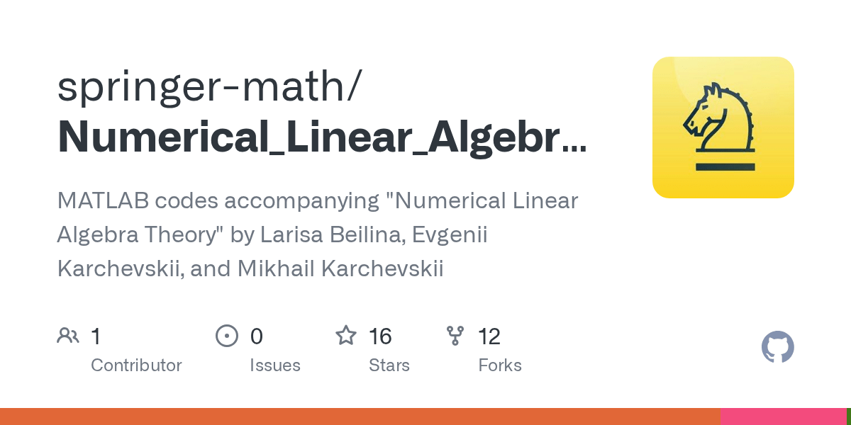 Numerical Linear Algebra with Applications Wiley Online Library