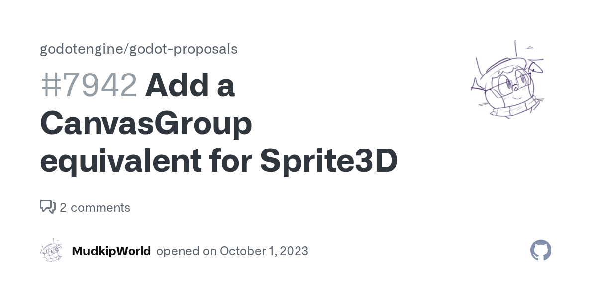 CanvasGroup node for 3D Sprites · Issue 7942 · godotengine/godot