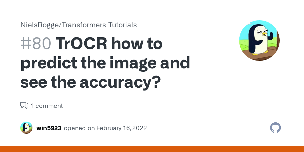 TrOCR how to predict the image and see the accuracy? · Issue 80