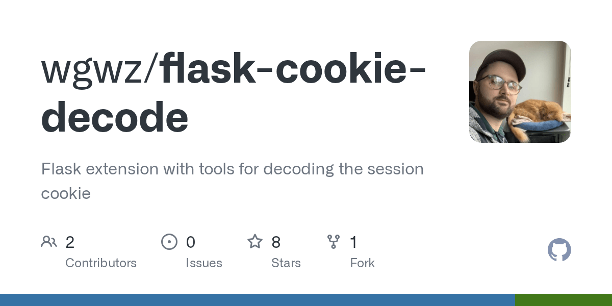 GitHub wgwz/flaskcookiedecode Flask extension with tools for