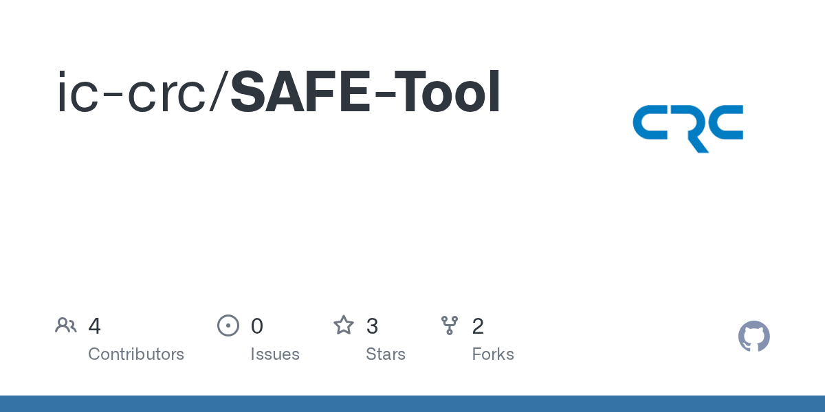 GitHub iccrc/SAFETool