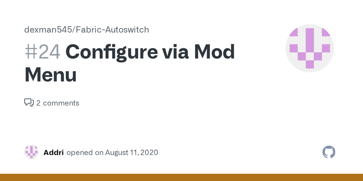 Configure via Mod Menu · Issue 24 · dexman545/FabricAutoswitch · GitHub