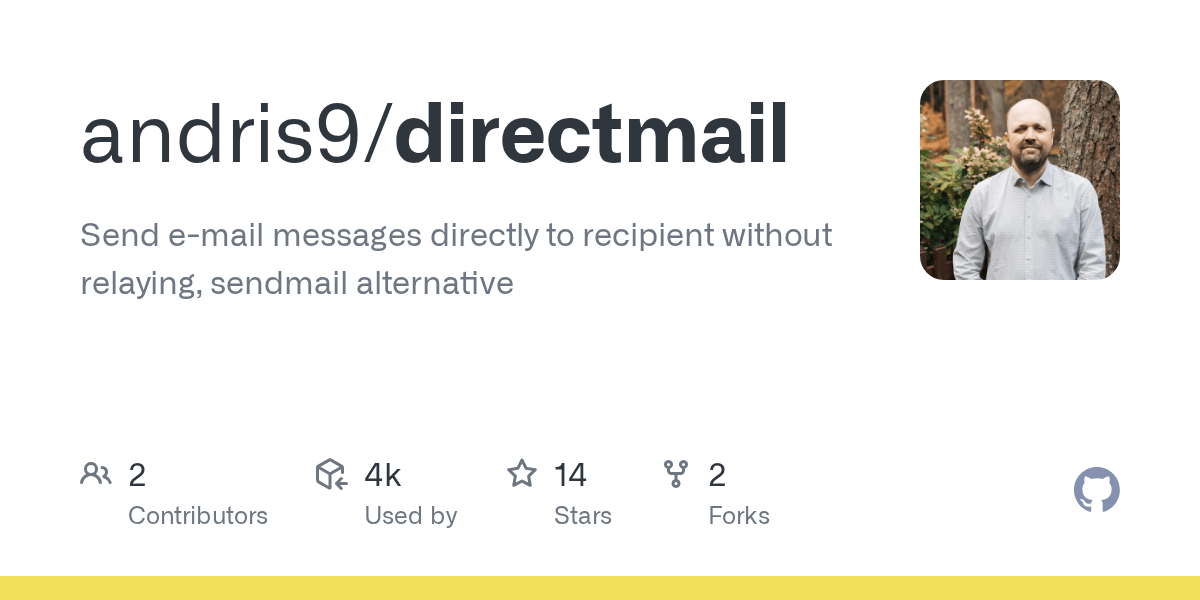 GitHub andris9/directmail Send email messages directly to recipient