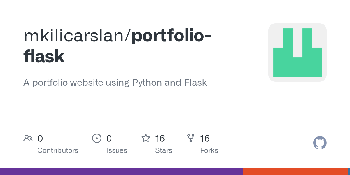 GitHub mkilicarslan/portfolioflask A portfolio website using Python