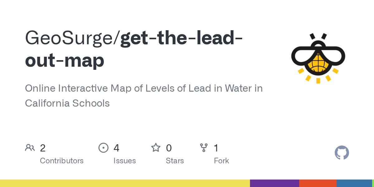 GitHub GeoSurge/gettheleadoutmap Online Interactive Map of