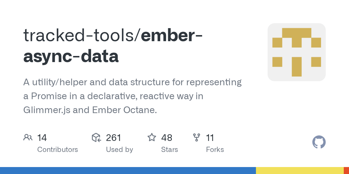 GitHub trackedtools/emberasyncdata A utility/helper and data structure for representing a