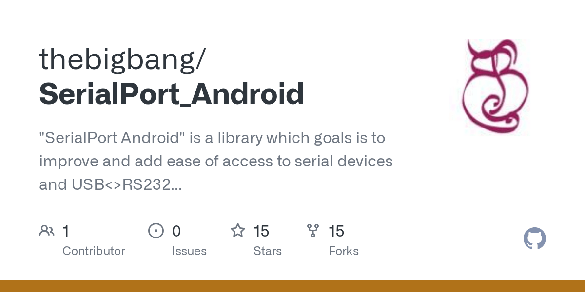 GitHub thebigbang/SerialPort_Android "SerialPort Android" is a