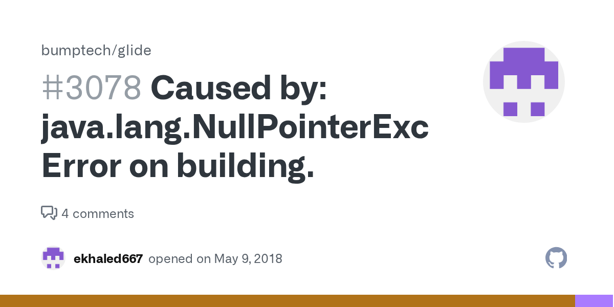 Caused by java.lang.NullPointerException Error on building. · Issue