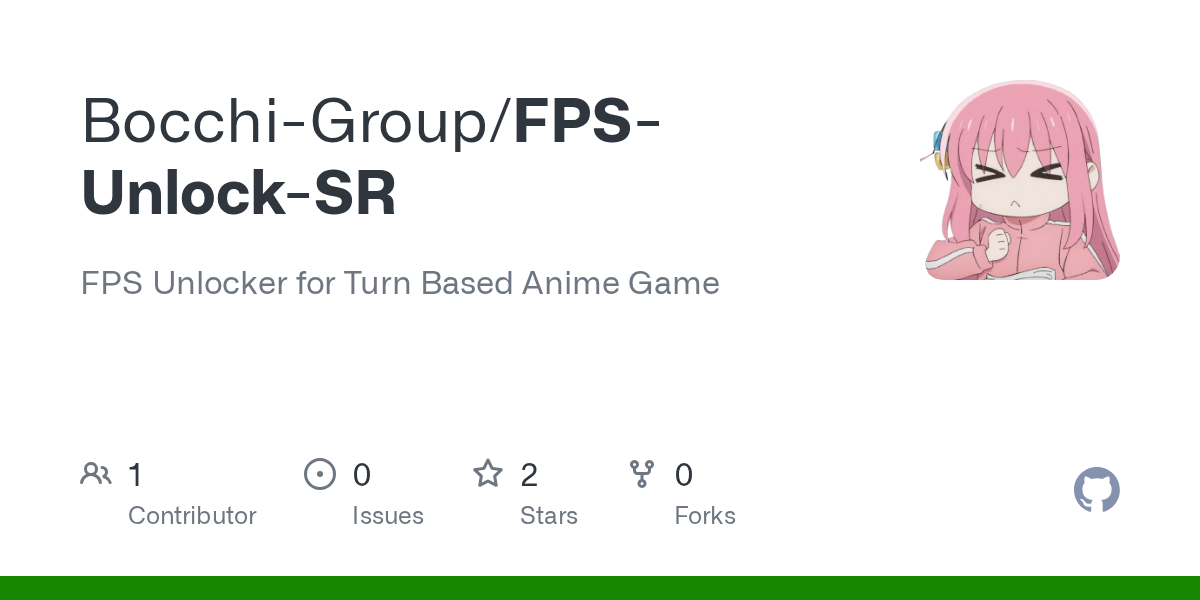 GitHub BocchiGroup/FPSUnlockSR FPS Unlocker for Turn Based Anime Game