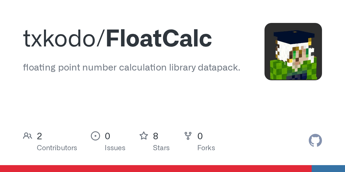 GitHub txkodo/FloatCalc floating point number calculation library