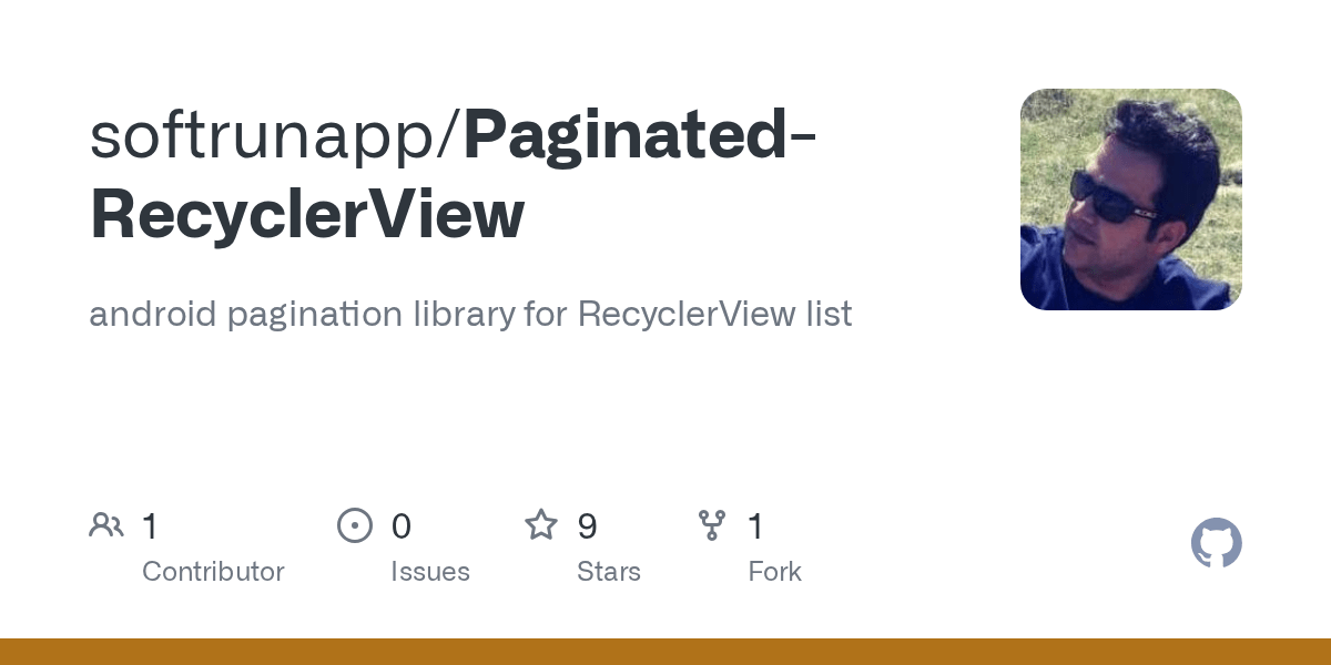 GitHub softrunapp/PaginatedRecyclerView android pagination library