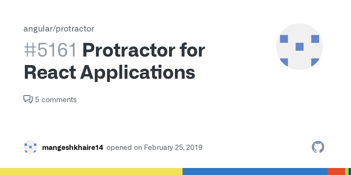 Protractor for React Applications · Issue 5161 · angular/protractor