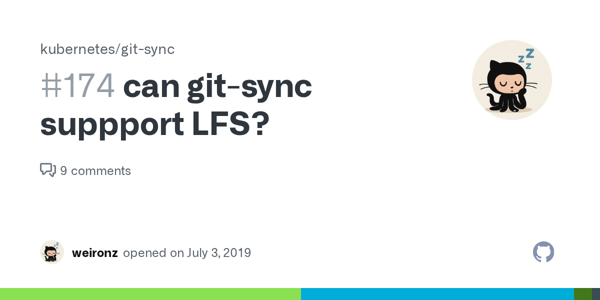 can gitsync suppport LFS? · Issue 174 · · GitHub