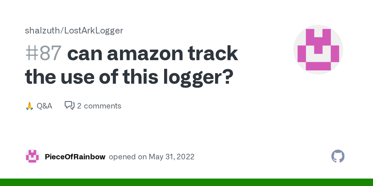 can amazon track the use of this logger? · shalzuth LostArkLogger
