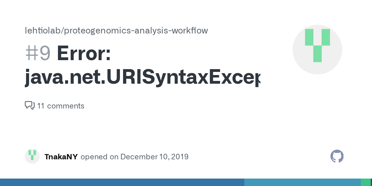 Error · Issue 9 · lehtiolab