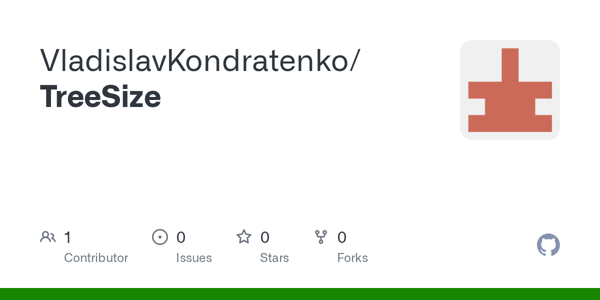 GitHub VladislavKondratenko/TreeSize