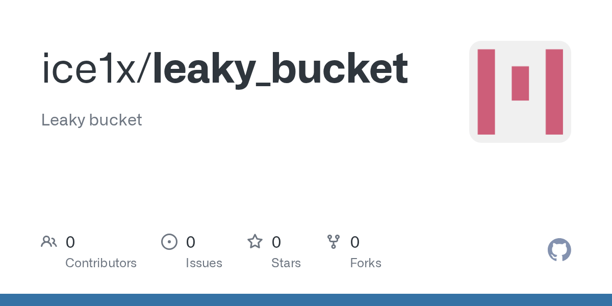 GitHub ice1x/leaky_bucket Leaky bucket